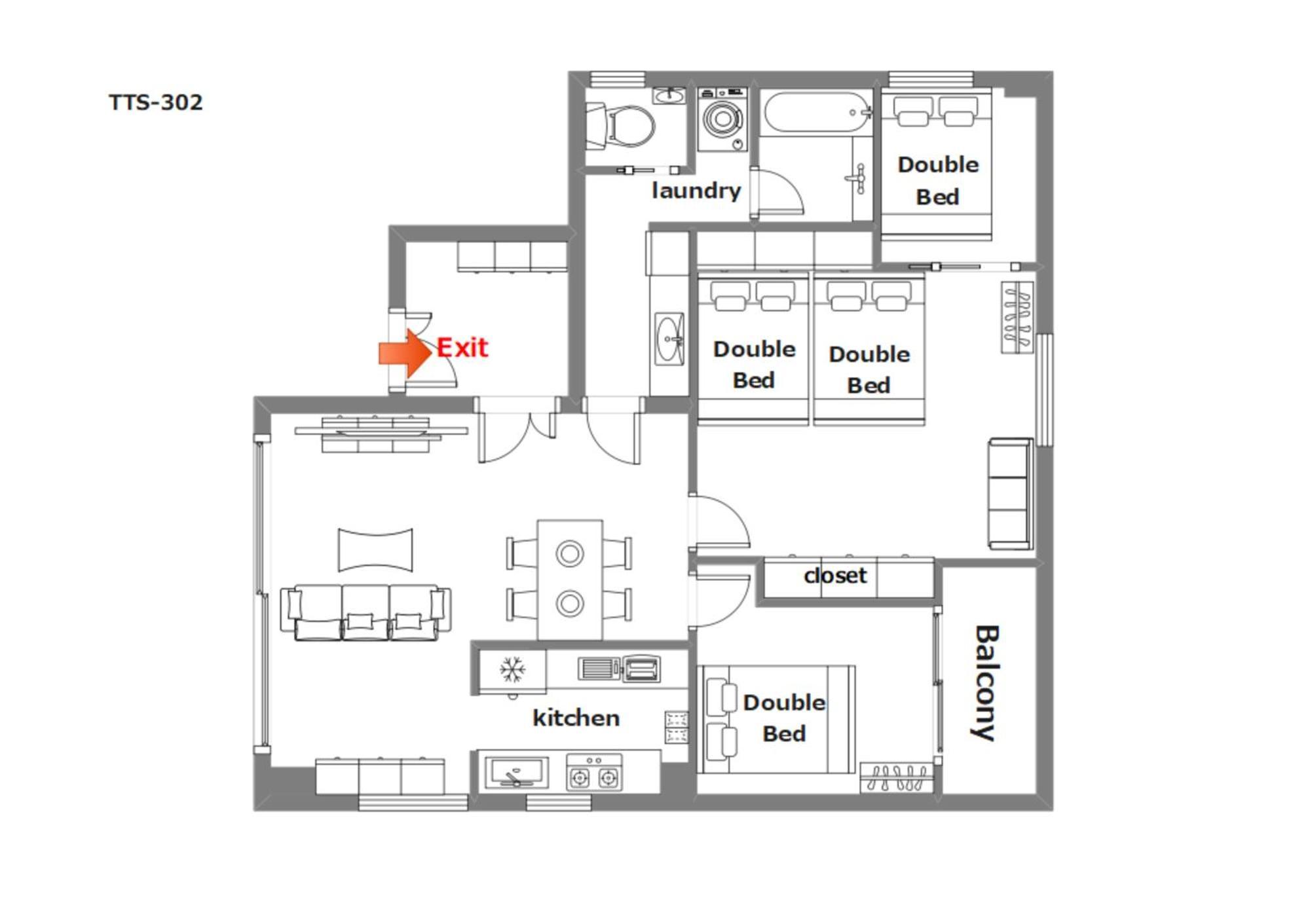 豊月荘 Toyotsuki Apartment Osaka Bagian luar foto
